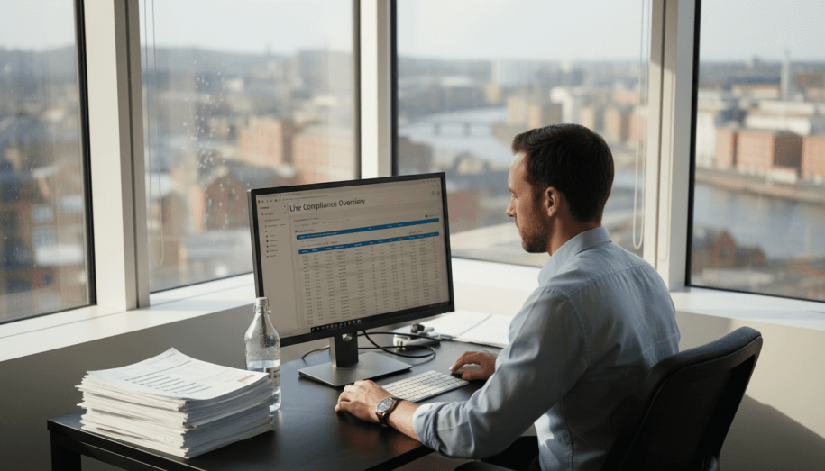 Property manager using real-time booking dashboard