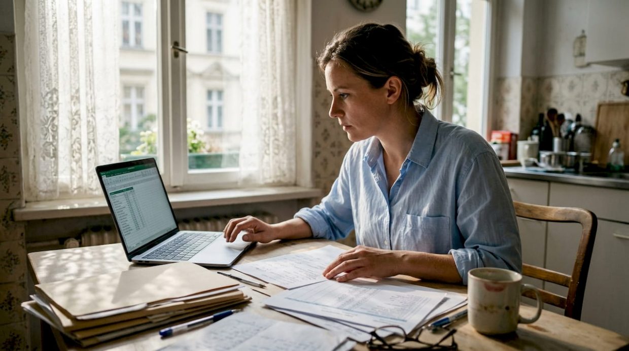 Hospitality manager reviewing digital compliance checklist