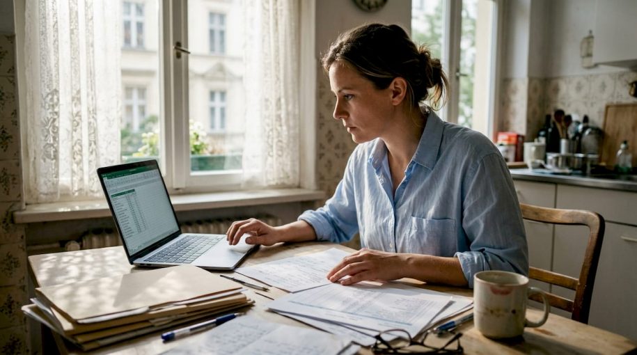 Hospitality manager reviewing digital compliance checklist