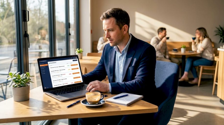 Rental manager using booking dashboard workspace