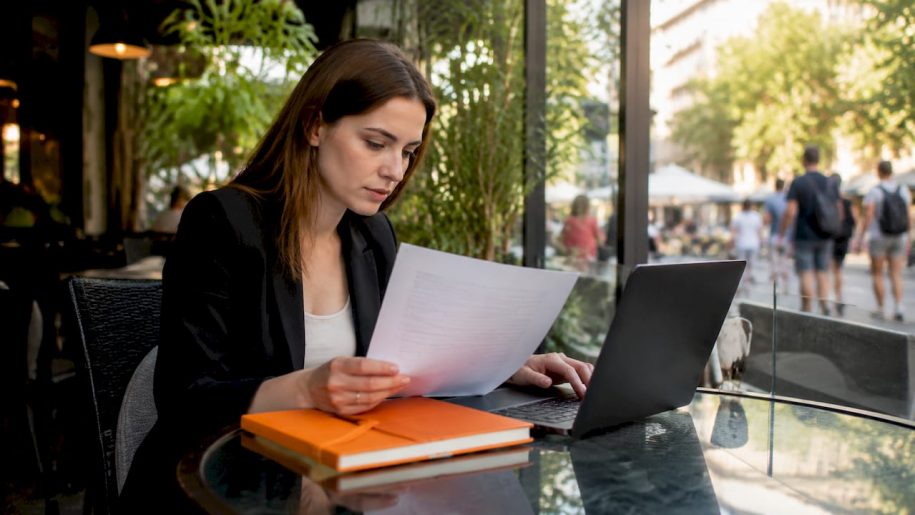 Property manager processing guest onboarding documents