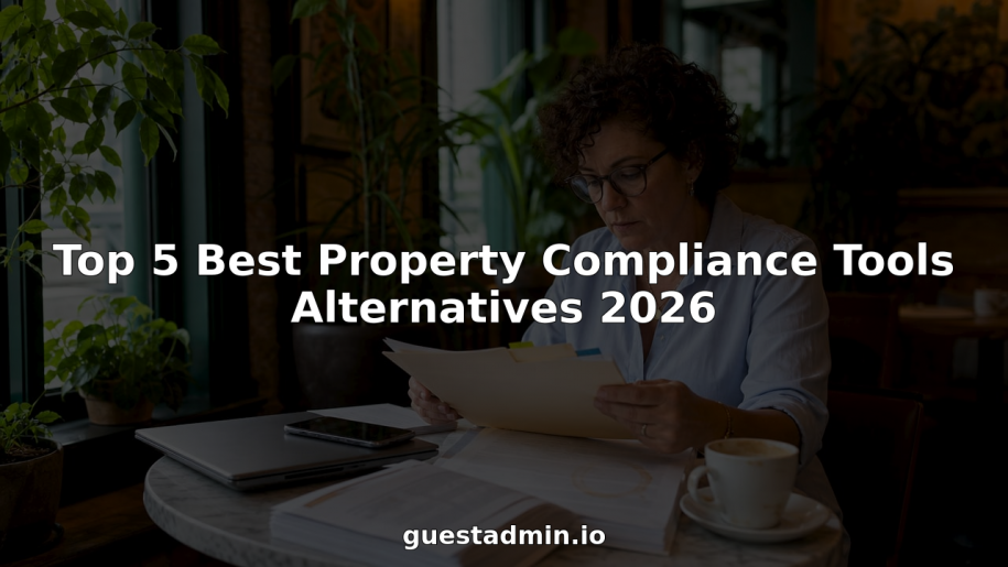 Professional woman reviewing property compliance documents